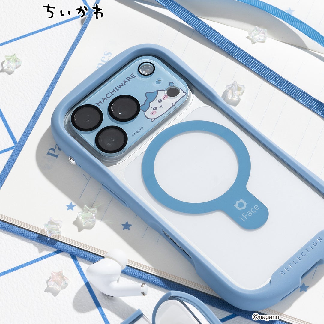 ハチワレ うにうにデザイン カメラレンズプロテクター