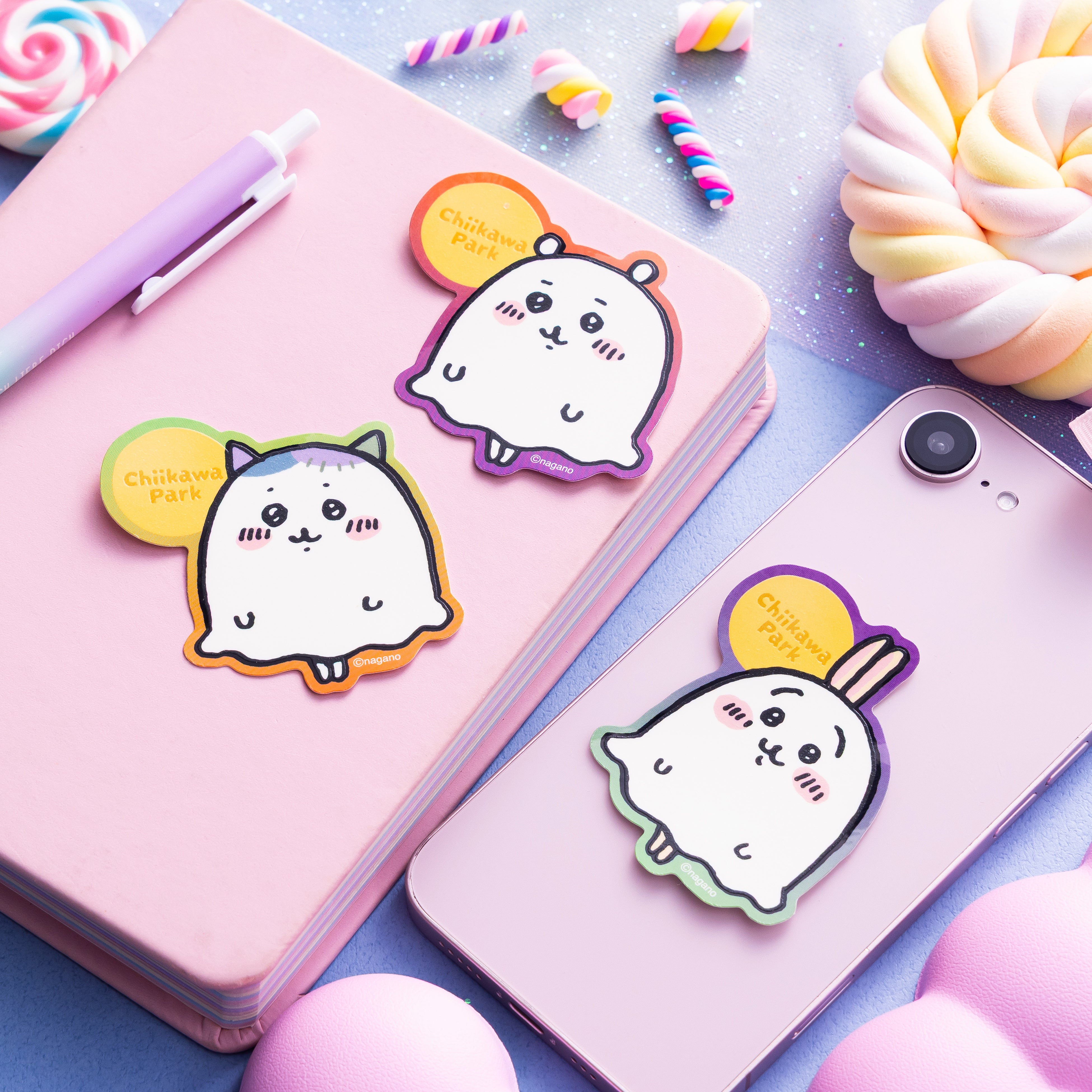 ちいかわパーク ハロウィーン限定グッズ スマホステッカー